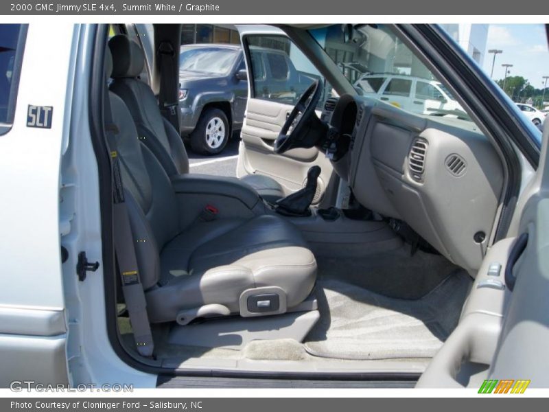 Summit White / Graphite 2000 GMC Jimmy SLE 4x4