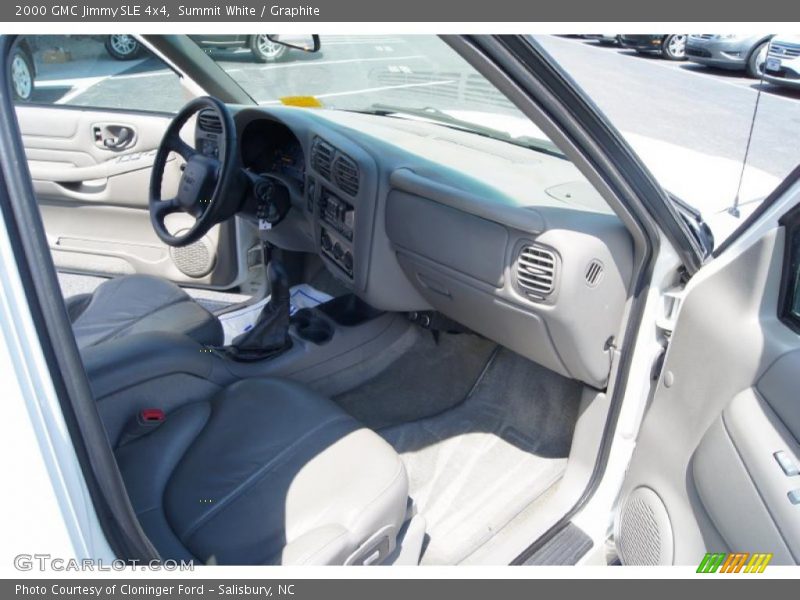 Summit White / Graphite 2000 GMC Jimmy SLE 4x4