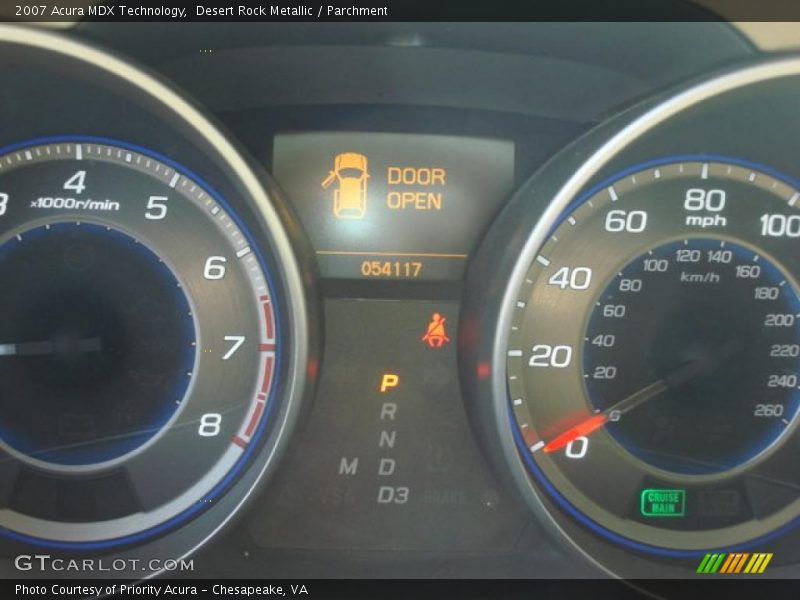 Desert Rock Metallic / Parchment 2007 Acura MDX Technology