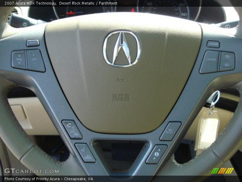 Desert Rock Metallic / Parchment 2007 Acura MDX Technology