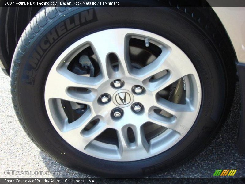 Desert Rock Metallic / Parchment 2007 Acura MDX Technology