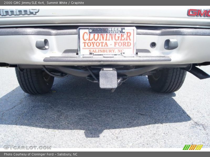 Summit White / Graphite 2000 GMC Jimmy SLE 4x4