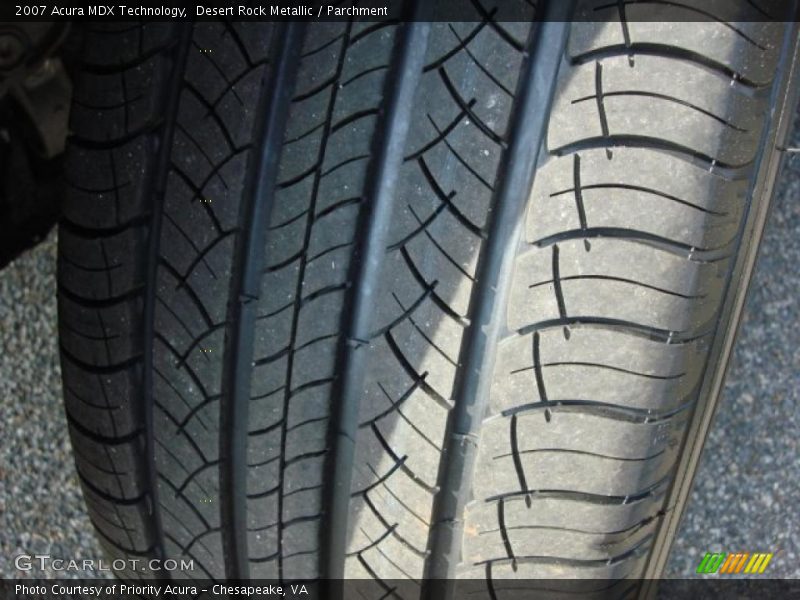 Desert Rock Metallic / Parchment 2007 Acura MDX Technology