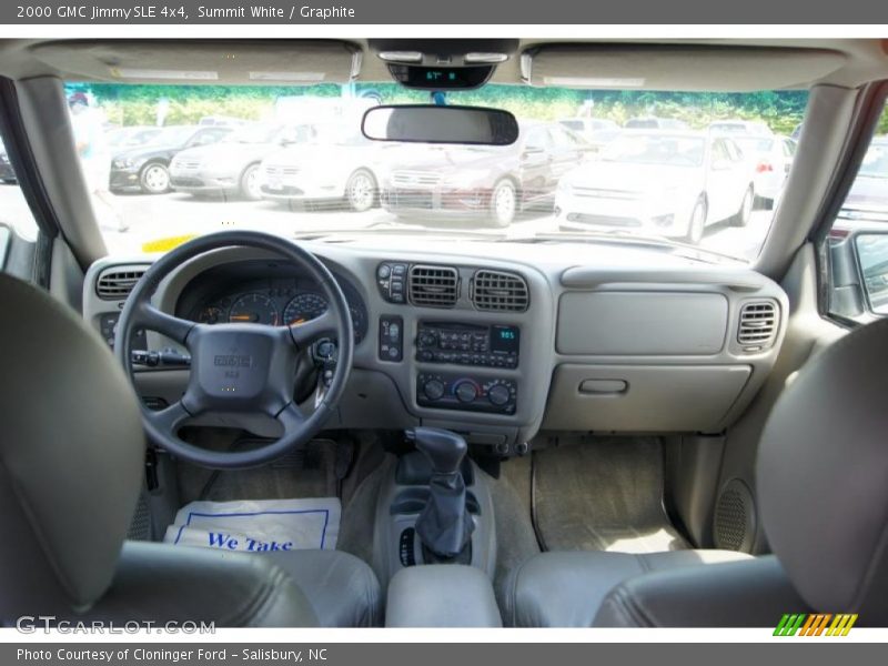 Summit White / Graphite 2000 GMC Jimmy SLE 4x4