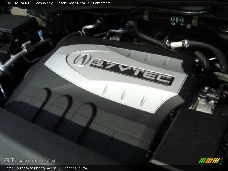 Desert Rock Metallic / Parchment 2007 Acura MDX Technology