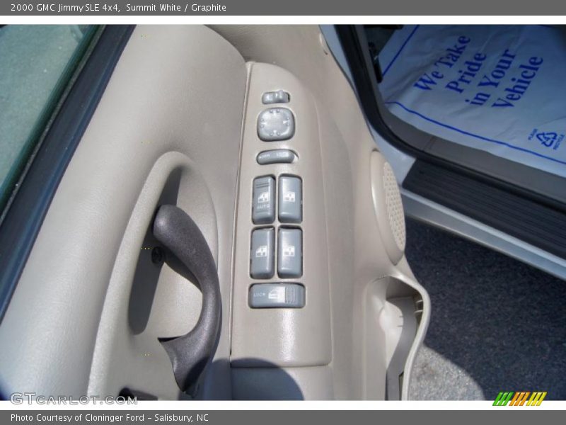 Summit White / Graphite 2000 GMC Jimmy SLE 4x4