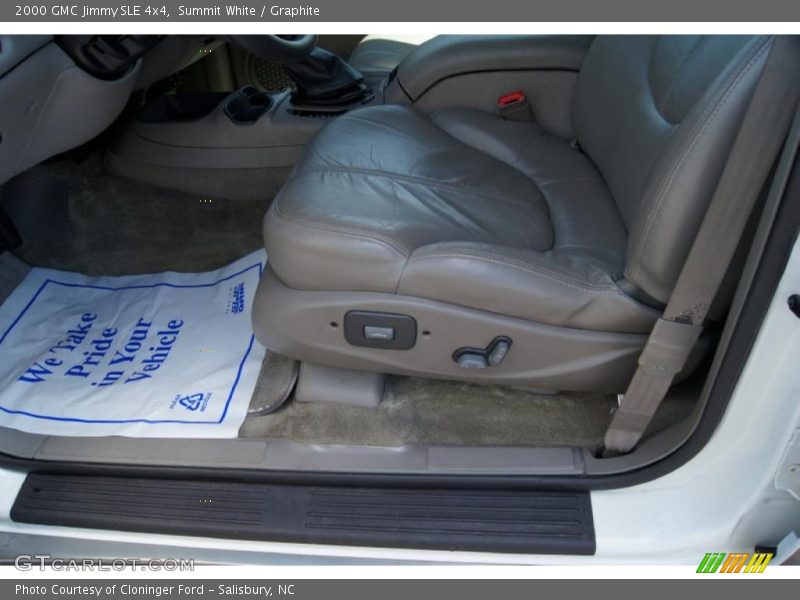 Summit White / Graphite 2000 GMC Jimmy SLE 4x4