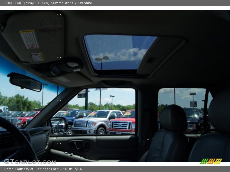 Summit White / Graphite 2000 GMC Jimmy SLE 4x4