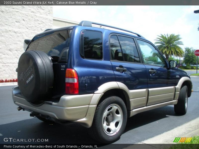 Catseye Blue Metallic / Gray 2002 Suzuki Grand Vitara JLX 4x4