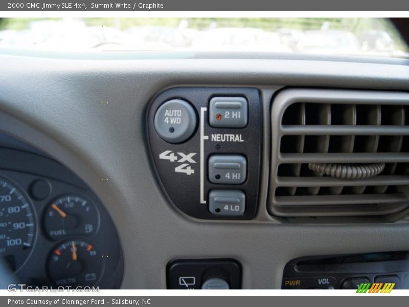 Summit White / Graphite 2000 GMC Jimmy SLE 4x4