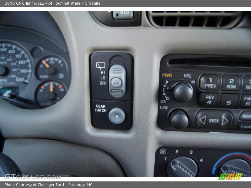 Summit White / Graphite 2000 GMC Jimmy SLE 4x4