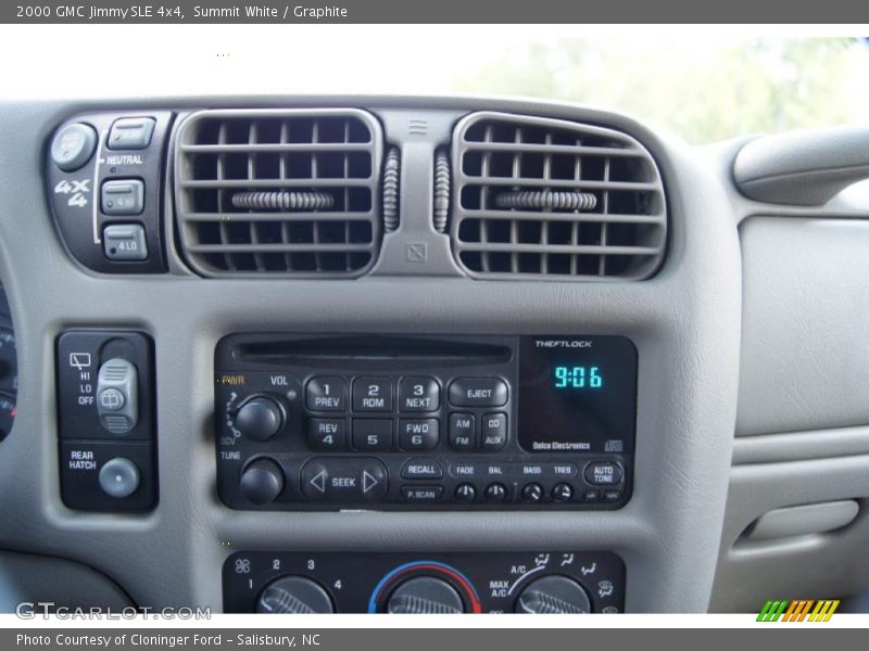 Summit White / Graphite 2000 GMC Jimmy SLE 4x4