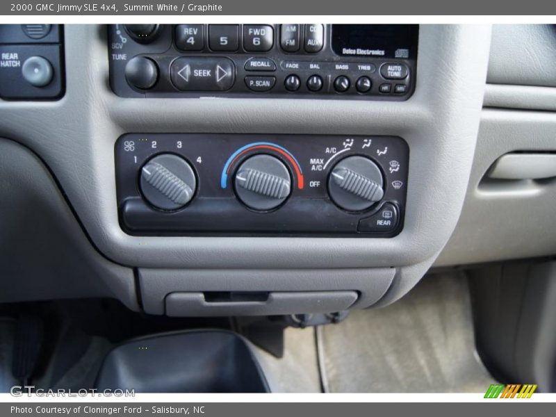 Summit White / Graphite 2000 GMC Jimmy SLE 4x4