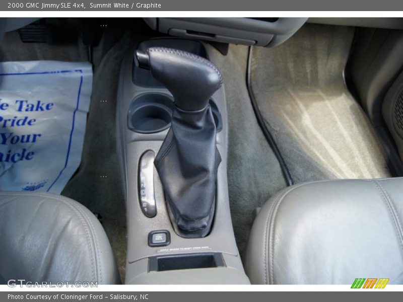 Summit White / Graphite 2000 GMC Jimmy SLE 4x4