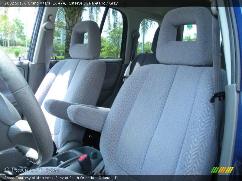  2002 Grand Vitara JLX 4x4 Gray Interior