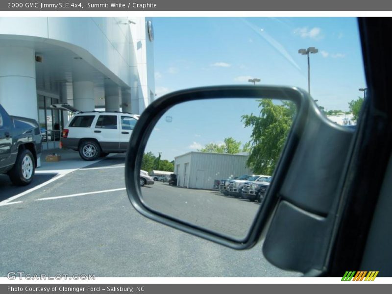 Summit White / Graphite 2000 GMC Jimmy SLE 4x4