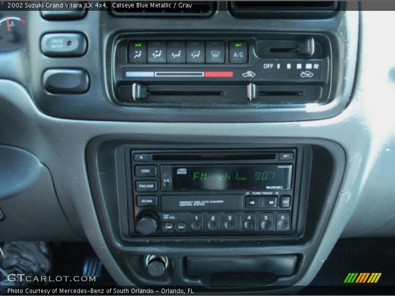 Controls of 2002 Grand Vitara JLX 4x4