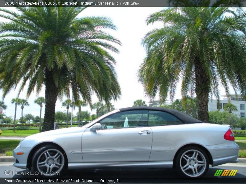  2008 CLK 550 Cabriolet Iridium Silver Metallic