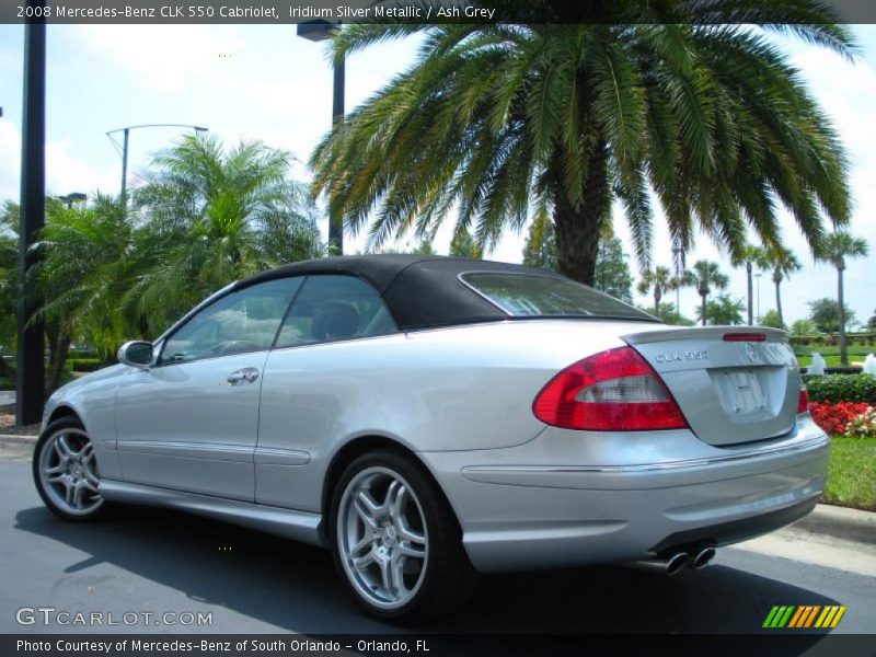  2008 CLK 550 Cabriolet Iridium Silver Metallic