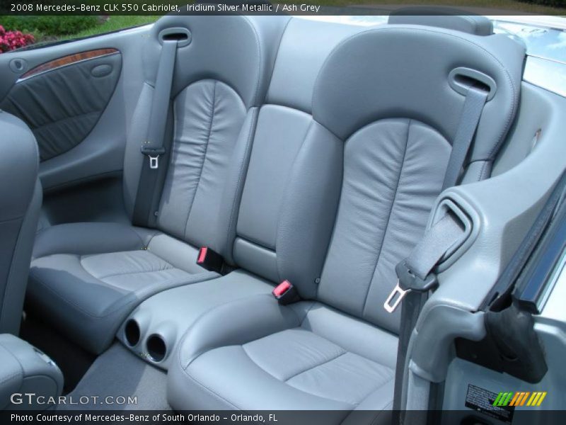  2008 CLK 550 Cabriolet Ash Grey Interior