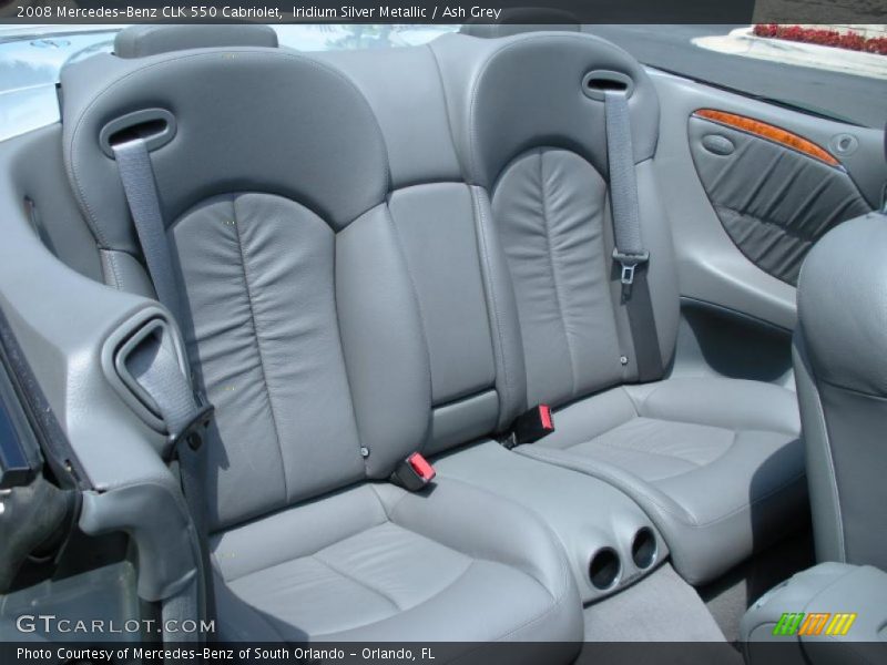  2008 CLK 550 Cabriolet Ash Grey Interior