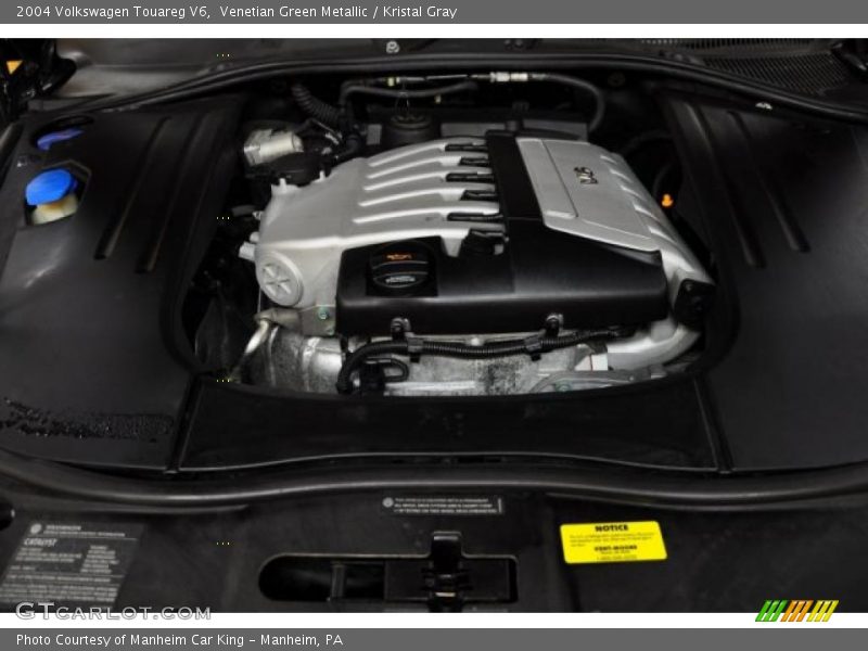 Venetian Green Metallic / Kristal Gray 2004 Volkswagen Touareg V6