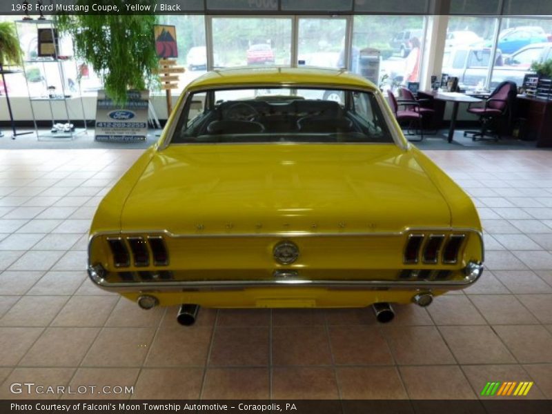  1968 Mustang Coupe Yellow