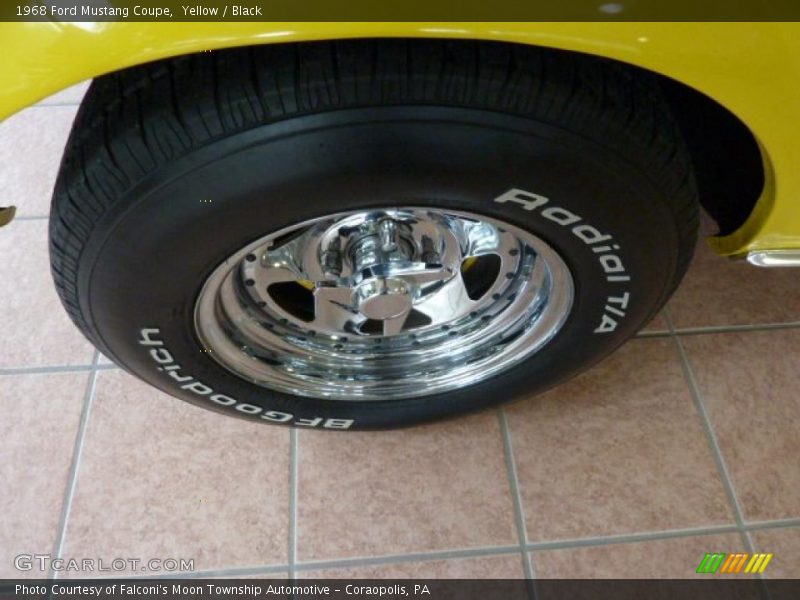 Custom Wheels of 1968 Mustang Coupe