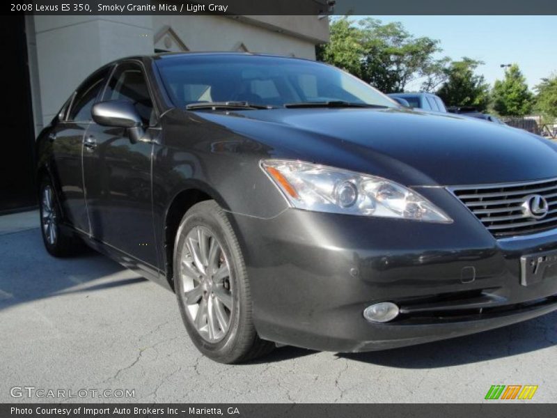Smoky Granite Mica / Light Gray 2008 Lexus ES 350