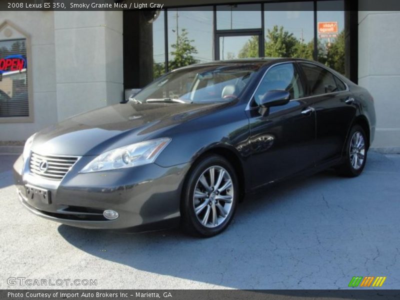 Smoky Granite Mica / Light Gray 2008 Lexus ES 350