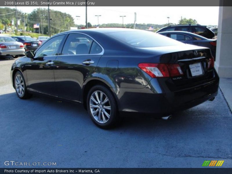 Smoky Granite Mica / Light Gray 2008 Lexus ES 350