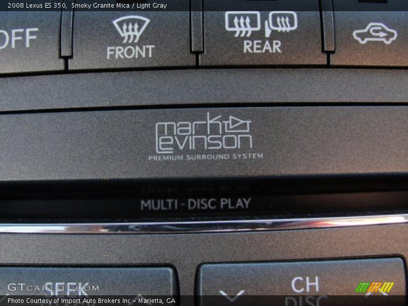 Smoky Granite Mica / Light Gray 2008 Lexus ES 350