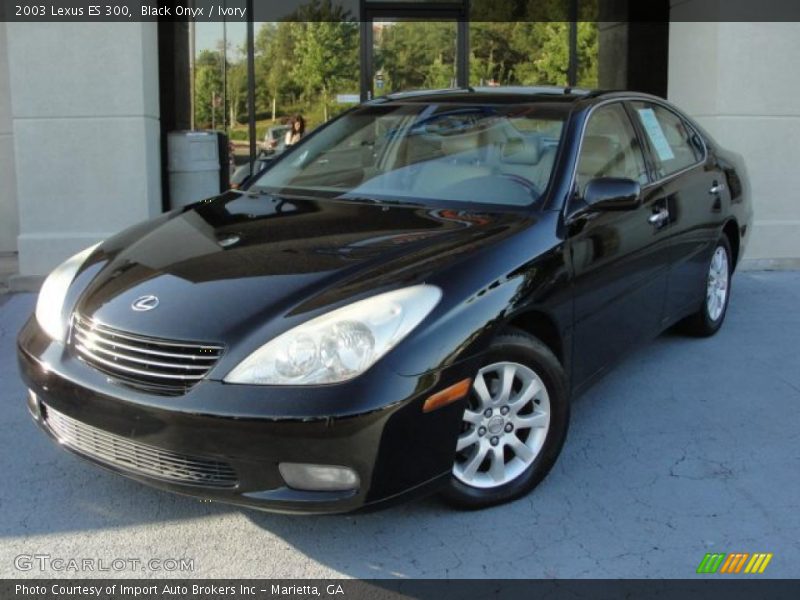 Black Onyx / Ivory 2003 Lexus ES 300