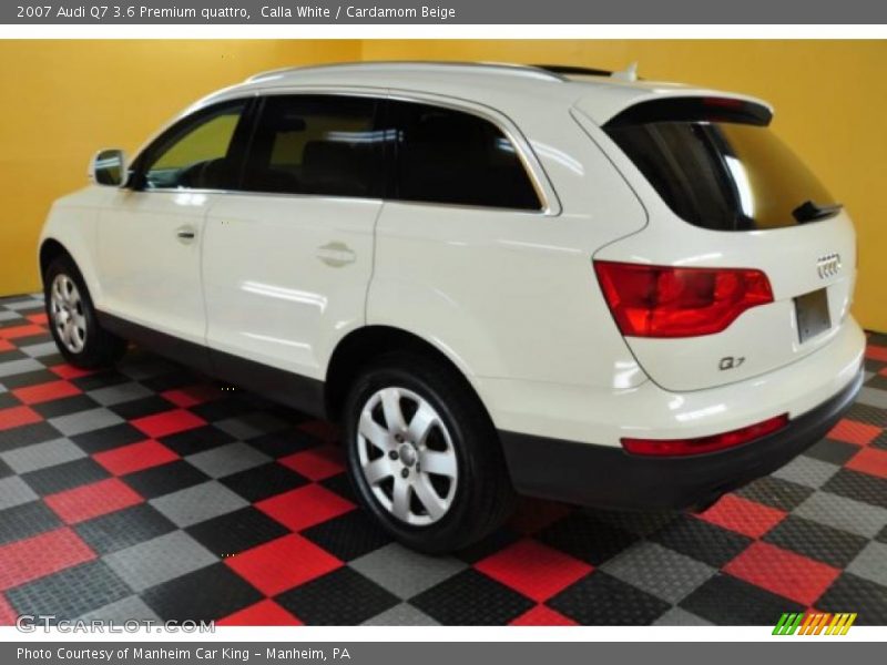 Calla White / Cardamom Beige 2007 Audi Q7 3.6 Premium quattro
