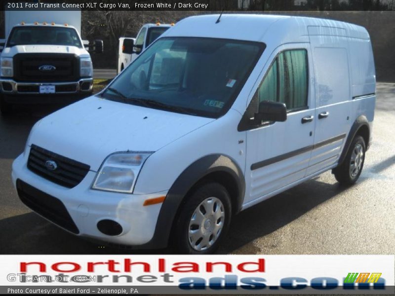 Frozen White / Dark Grey 2011 Ford Transit Connect XLT Cargo Van