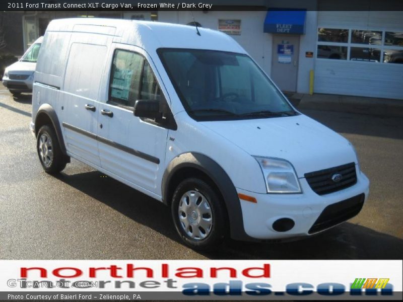 Frozen White / Dark Grey 2011 Ford Transit Connect XLT Cargo Van