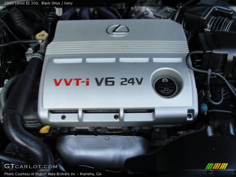 Black Onyx / Ivory 2003 Lexus ES 300