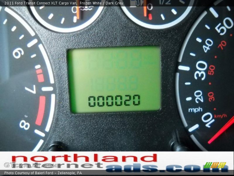 Frozen White / Dark Grey 2011 Ford Transit Connect XLT Cargo Van