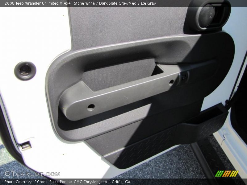 Stone White / Dark Slate Gray/Med Slate Gray 2008 Jeep Wrangler Unlimited X 4x4