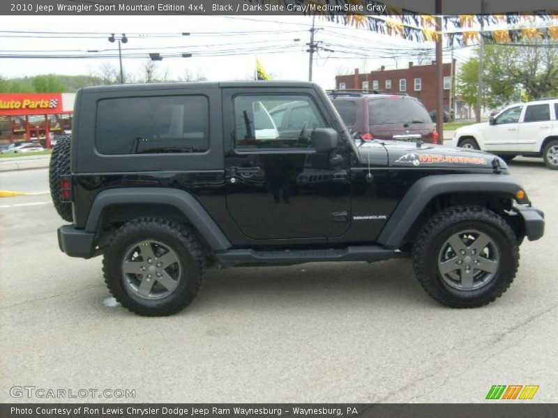 Black / Dark Slate Gray/Medium Slate Gray 2010 Jeep Wrangler Sport Mountain Edition 4x4