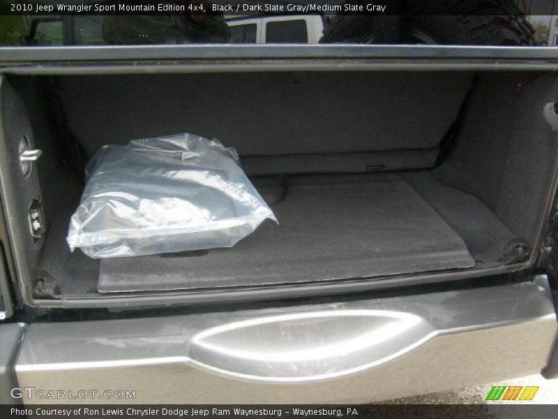 Black / Dark Slate Gray/Medium Slate Gray 2010 Jeep Wrangler Sport Mountain Edition 4x4