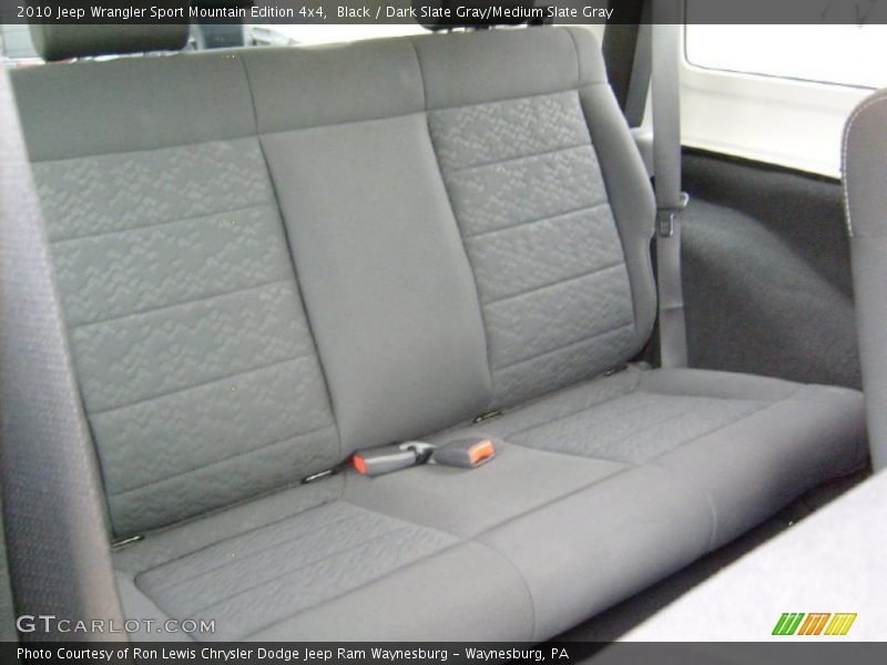 Black / Dark Slate Gray/Medium Slate Gray 2010 Jeep Wrangler Sport Mountain Edition 4x4