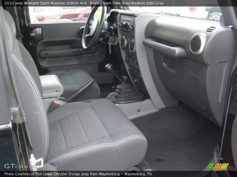 Black / Dark Slate Gray/Medium Slate Gray 2010 Jeep Wrangler Sport Mountain Edition 4x4