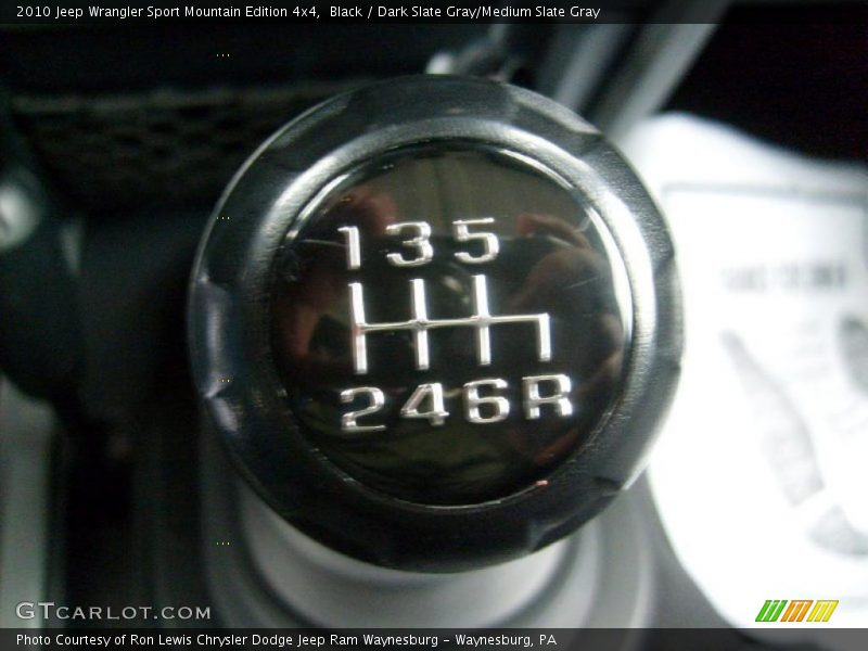 Black / Dark Slate Gray/Medium Slate Gray 2010 Jeep Wrangler Sport Mountain Edition 4x4