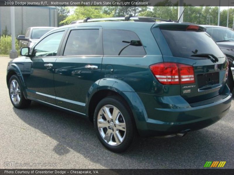 Melbourne Green Pearl / Dark Slate Gray/Light Graystone 2009 Dodge Journey R/T