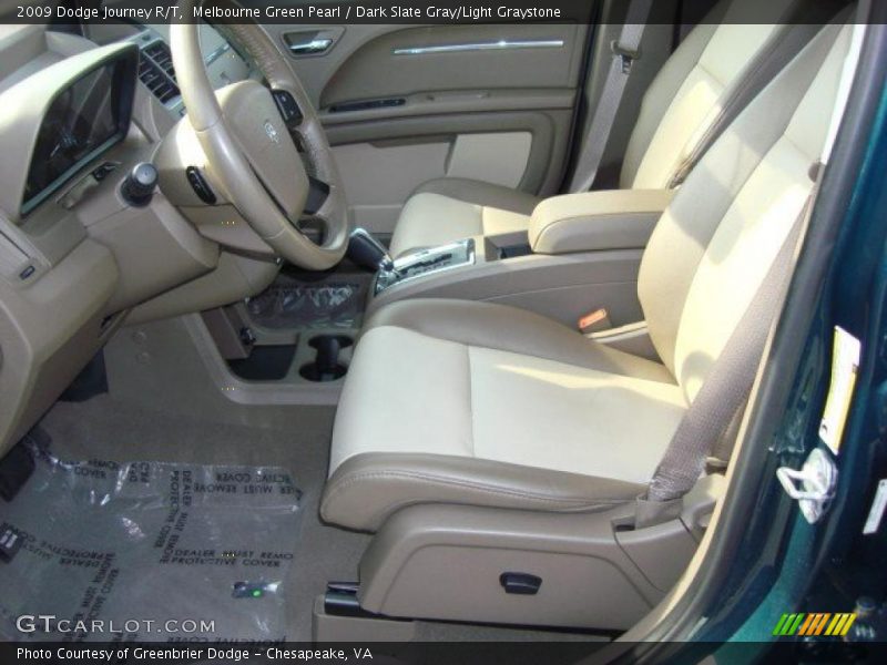 Melbourne Green Pearl / Dark Slate Gray/Light Graystone 2009 Dodge Journey R/T