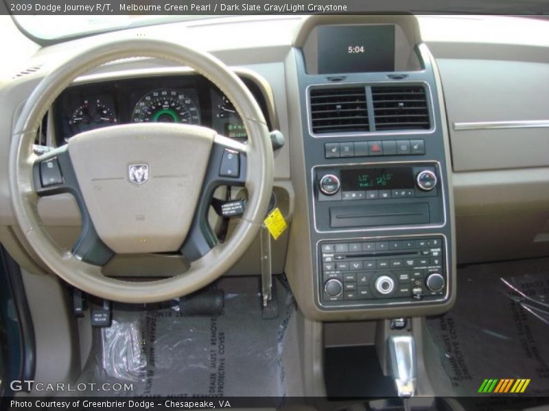 Melbourne Green Pearl / Dark Slate Gray/Light Graystone 2009 Dodge Journey R/T