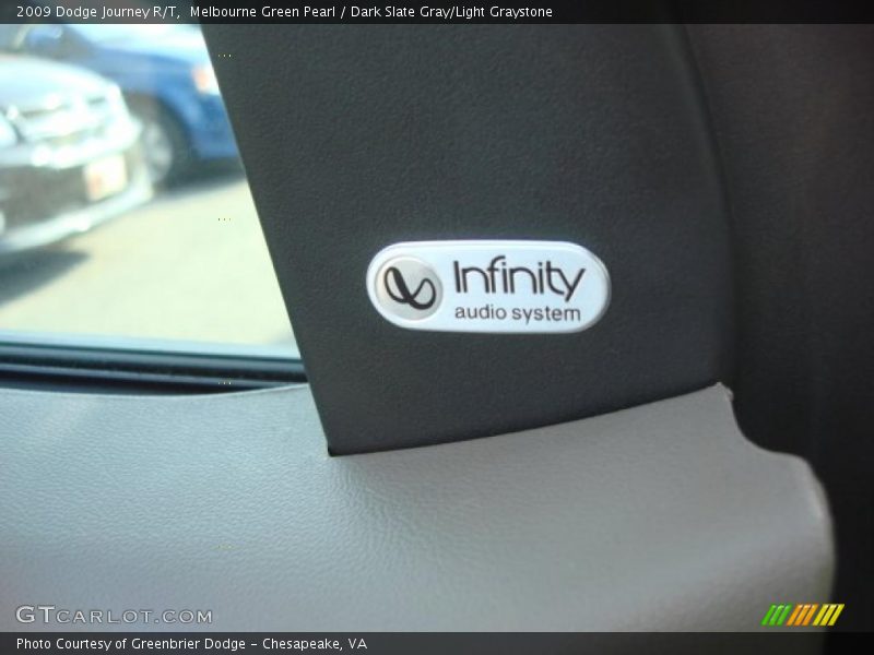 Melbourne Green Pearl / Dark Slate Gray/Light Graystone 2009 Dodge Journey R/T
