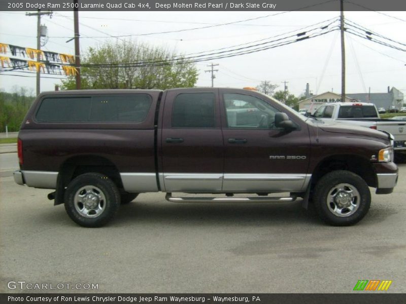 Deep Molten Red Pearl / Dark Slate Gray 2005 Dodge Ram 2500 Laramie Quad Cab 4x4