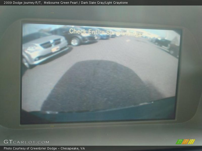 Melbourne Green Pearl / Dark Slate Gray/Light Graystone 2009 Dodge Journey R/T